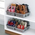 thumbnail image 1 of Shoe Organizer under $5! CQCYD Vertical Shoe Rack with Plastic Construction, Space Saving Organizer for Entryway Closet, Multi Layer Storage Shelf for Shoes Accessories, 1 of 5