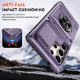 thumbnail image 3 of Fashion Case with Holder Stander Kickstand Drop Resistant Shockproof Case For Samsung Galaxy S25 Ultra, 3 of 7
