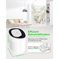 thumbnail image 2 of 600ml Quiet Portable Bathroom Dehumidifier ，Auto-Off Function, 2 of 5