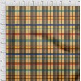 thumbnail image 3 of oneOone Viscose Chiffon Pale Orange Fabric Madras Check Craft Projects Decor Fabric Printed By The Yard 42 Inches Wide, 3 of 4
