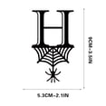 thumbnail image 1 of Spider Halloween Decoration Hang Tag Set with 26 Iron Letters 5.3 cm x 9 cm, Black Rope Included, 1 of 4
