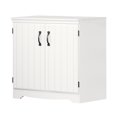 thumbnail image 2 of South Shore Farnel 2-Door Storage Cabinet, in Pure White, 2 of 15