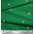 thumbnail image 3 of Soimoi Georgette Viscose Fabric Leaves & Flower Panel Print Fabric by Yard 42 Inch Wide, 3 of 3