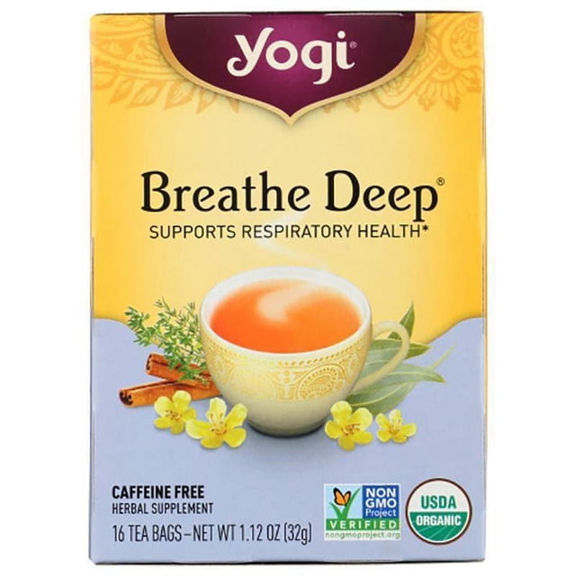 Yogi Tea - Breathe Deep Tea, 16 Bags, 1.1 oz
