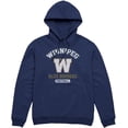 thumbnail image 1 of CFL Winnipeg Blue Bombers Big W Navy Small Hoodie, 1 of 4