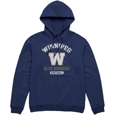 CFL Winnipeg Blue Bombers Big W Navy Small Hoodie