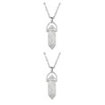 thumbnail image 4 of QualitChoice Hexagon Column Charm Exquisite Women Men Making Findings Handmade Anniversary Hanging Pendants Colorful Crystal Follie 2Set, 4 of 6