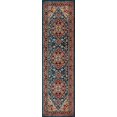 thumbnail image 2 of Momeni LENOXLE-01BLU2380 Lenox Traditional Area Rug, Blue - 2 ft. 3 in. x 8 ft. Runner, 2 of 4