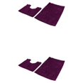 thumbnail image 1 of kurtrusly 1/2/3 Polyester Chenille Rug Carpet With Soft Texture Good Stepping Feeling And Strong Grip Prompt Deep Purple 50*80+50*50 2PCS, 1 of 6