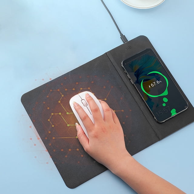 Heating Wireless Charging Pad Three In One Multifunctional Folding 15W Fast Charging Pad for Home and Craft Use