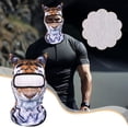 thumbnail image 4 of Summer Savings Clearance! Summer Sunscreen Outdoor Face Mask Pattern Face Gini Headmask, 4 of 5