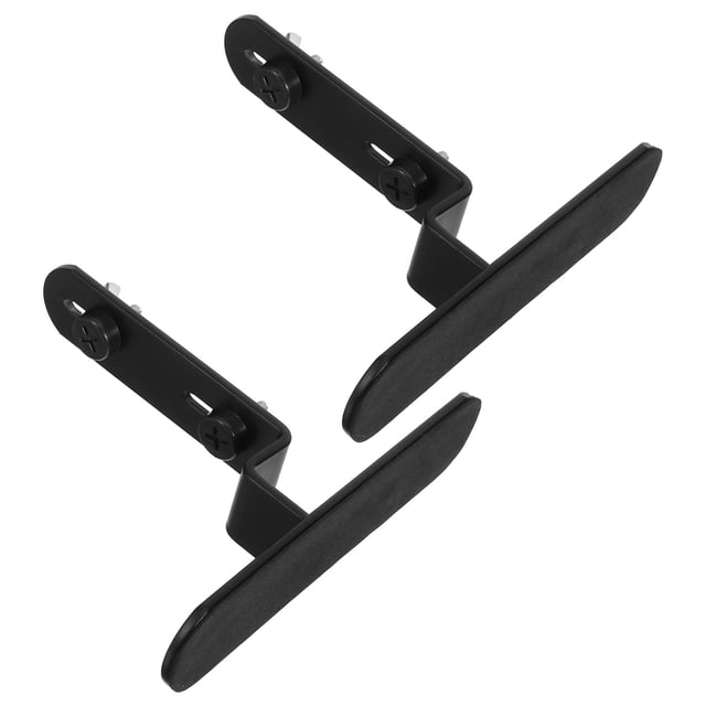 Minkissy 2 Pcs Support d'Exposition de Table en Métal Noir pour Panneau Perforé, Accessoires, Support de Rangement Durable