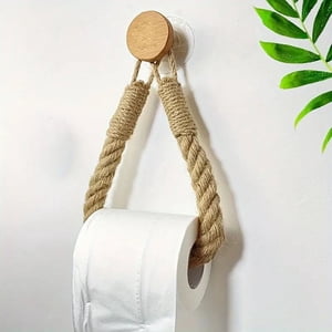 Vaidha Toilet Paper Paper Towel Wooden Bead Roll Paper Wall Mounted Toilet Paper Punch- Toilet Paper