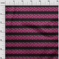 thumbnail image 2 of oneOone Coton Popeline Tissu Imprimé Floral & Chevron 56 Pouces de Large, 2 of 4