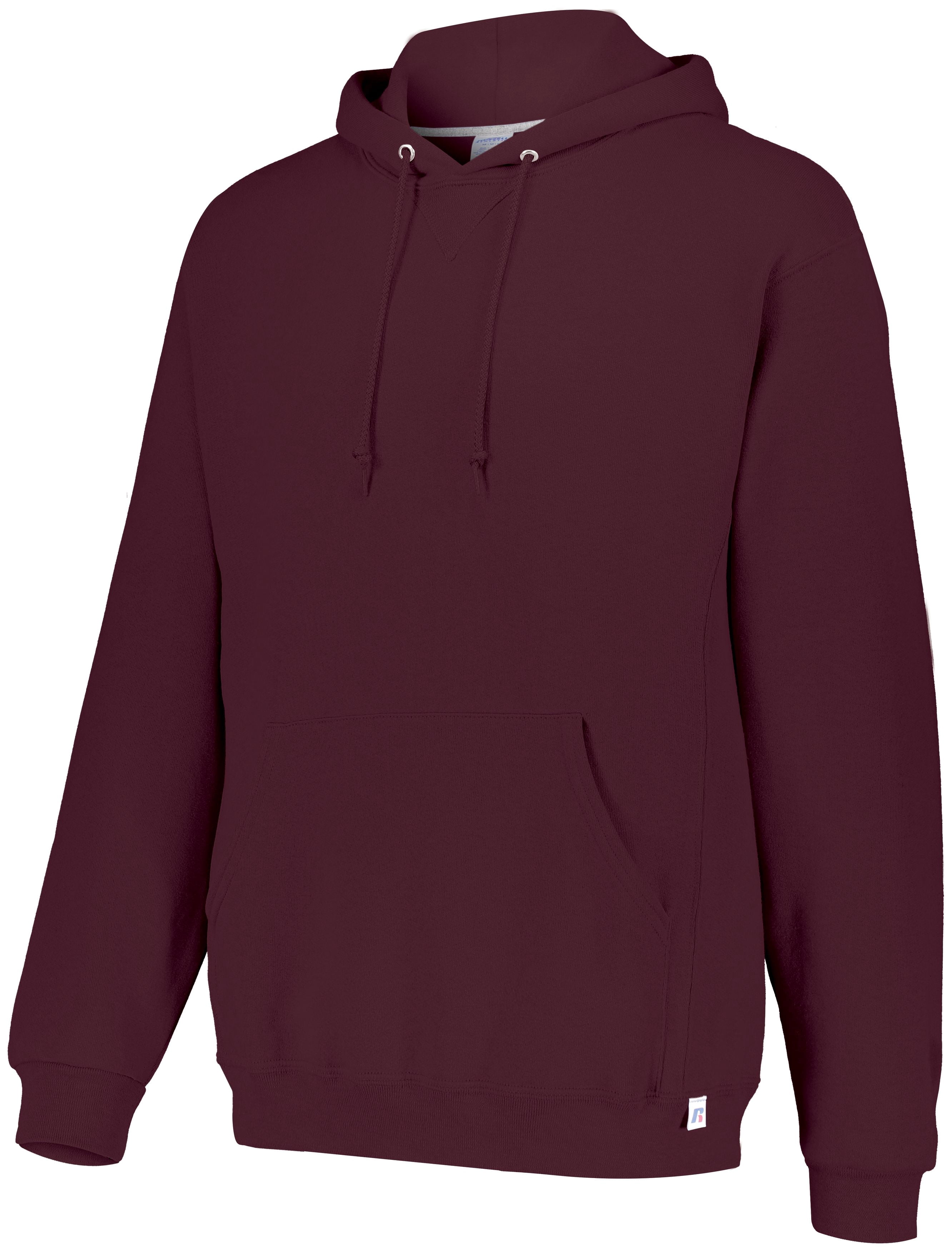 Russell Athletic Dri Power Hooded Sweatshirt, M, Maroon