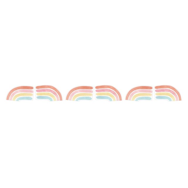 kurtrusly 2pieces Waterproof Rainbow Wall Sticker For Wide Range Of Decoration Needs PVC Rainbow Wall Stickers Safety And Reliable LGWS020 3Set