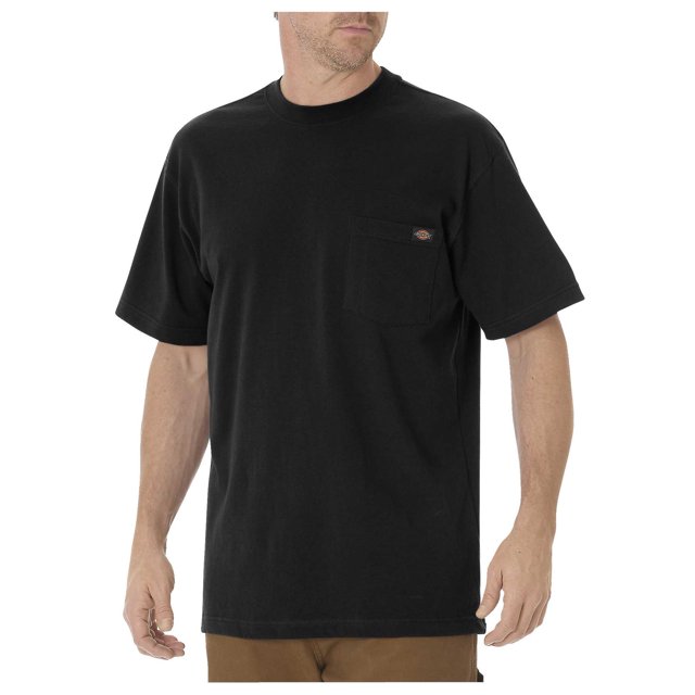 Dickies T-Shirt à Manches Courtes pour Hommes avec Poche, 4T, Noir