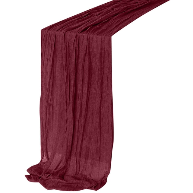 VogueV table runners 90x180cm long - Boho Dining Decor Red