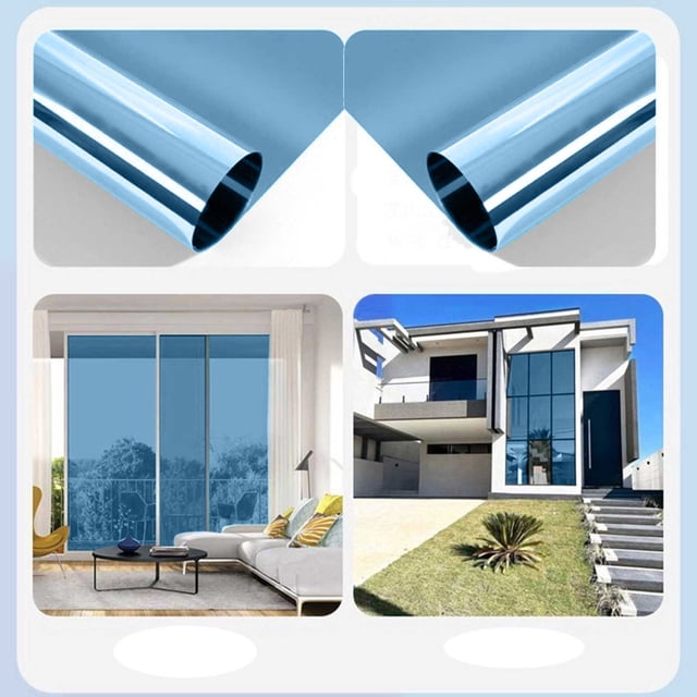 High Performance Privacy Window Stickers - Sun Blocking Heat Insulating Decorative Solutions for Homes and Commercial Spaces