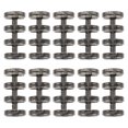 thumbnail image 1 of 10Pcs Loose Leaf Binders Scrapbook Book Clips Four-hole Segmented Binders for Office, 1 of 8