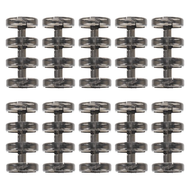 10Pcs Loose Leaf Binders Scrapbook Book Clips Four-hole Segmented Binders for Office