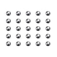 thumbnail image 1 of Unique Bargains Billes de Précision Diamètre 1/8 Pieds Acier Inoxydable 440C G25 pour Roulements Lot de 120, 1 of 7