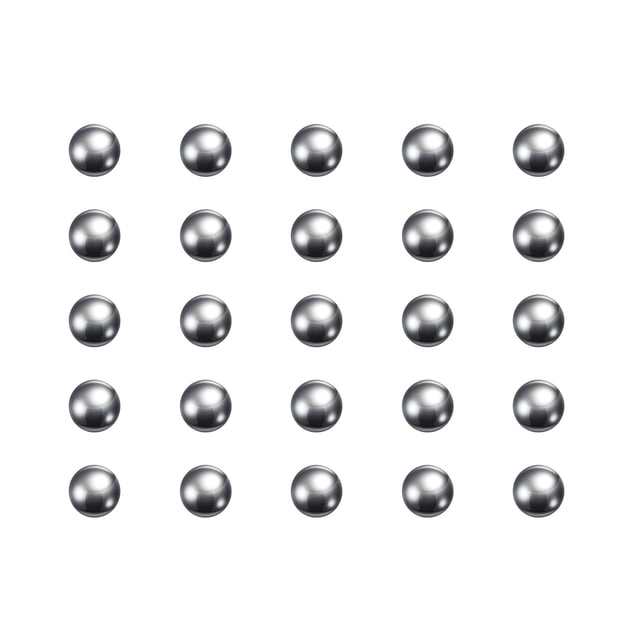 Unique Bargains Billes de Précision Diamètre 1/8 Pieds Acier Inoxydable 440C G25 pour Roulements Lot de 120