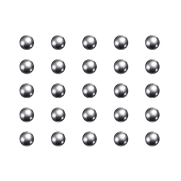 Unique Bargains Billes de Précision Diamètre 1/8 Pieds Acier Inoxydable 316L pour Roulements Lot de 120