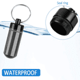 thumbnail image 4 of Aluminum Keychain Medication Pill Box. Waterproof Portable Mini Travel Pill Boxes Medicine Vitamin Holder case. Bottle Container, Organizer, Dispenser, Reminder Weekly, 4 of 9
