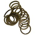 thumbnail image 3 of Abbracc Various Split Key Rings Keys Charms Clasp flat round circle clip 6 6, 3 of 7