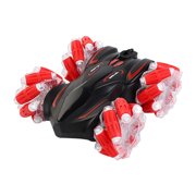 Red Double Sided Spray Stunt Car Remote Control Toy With Light And Music Gesture Sensor Rc Vehicle