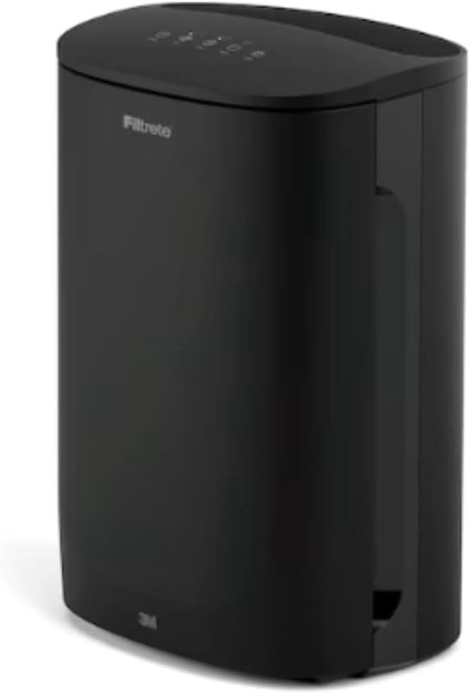 3-Speed True HEPA Air Purifier – ENERGY Certified, Captures 99.97% of Airborne Particles dust, pollen, pet dander, smoke, mold spores, and bacteria – Ideal for Bedrooms, Offices, campers (110 sq. ft)