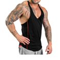 thumbnail image 4 of Men‘s Stringer Muscle Bodybuilding Shirt Tank Top Black XL, 4 of 6