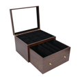 thumbnail image 4 of jiaping Trading Card Storage Box Cards Organizer Durability Graded Card Display Case Brown, 4 of 8