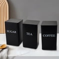 thumbnail image 3 of Binwennn Reusable Lunch Bag Freezer Casserole Containers with Lids 3 Pieces Coffee Tea Container Set Metal Vintage Kitchen Jar Set With Airtight Lids Food Storage Container Jars For Kitchen, 3 of 3