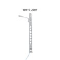thumbnail image 3 of Youkk Model Railway Lamp Classical Mini Landscape Layout Lightweight Ladder Streetlights Resistance Outdoor LED Metal Lamppost Silver（White Light）, 3 of 5