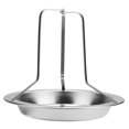 thumbnail image 4 of 1Pc Stainless Steel Upright Roast Chicken Holder Chicken Holder Chicken Roaster Rack Barbecue Grilling BBQ Tools, 4 of 9