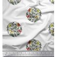 thumbnail image 1 of Soimoi Rayon Fabric Leaves & Floral Block Print Fabric by Yard 56 Inch Wide, 1 of 3