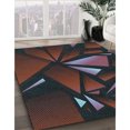 thumbnail image 3 of Ahgly Company Machine Washable Indoor Rectangle Transitional Carbon Gray Area Rugs, 2' x 5', 3 of 7