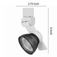 thumbnail image 5 of Benjara BM220694 12W Integrated LED Metal Track Fixture with Mesh Head, Black & White, 5 of 5