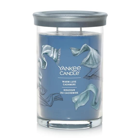Yankee Candle Scented Candle, Warm Luxe Cashmere, 20 oz Signature Large Tumbler