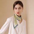 thumbnail image 3 of Lightweight square satin scarf - small silk scarf for sleeping, 3 of 5