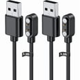 thumbnail image 1 of xixishop [2-Pack] Smart Watch Charger for CMF by Nothing Watch 3 Pro/Pro 2/CMF by Nothing Watch Pro 3.3Ft/100cm 2 Pin USB Portable Magnetic Charging Cable Cord, 1 of 1