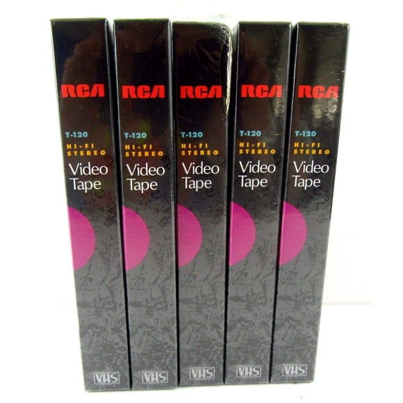 RCA T-120H VHS Video Cassette 120-Minutes (1-Pack)