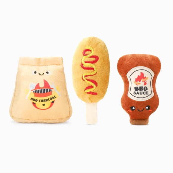 Hugsmart Heure du barbecue Peluche pour chien