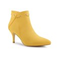 thumbnail image 1 of Unique Bargains Bottines à Talons Aiguilles pour Femmes à Bout Pointu avec Fermeture Éclair, 1 of 7