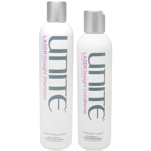 UNITE Hair Lazer Straight Shampoo 10 oz. and Conditioner 8 oz. Combo Pack
