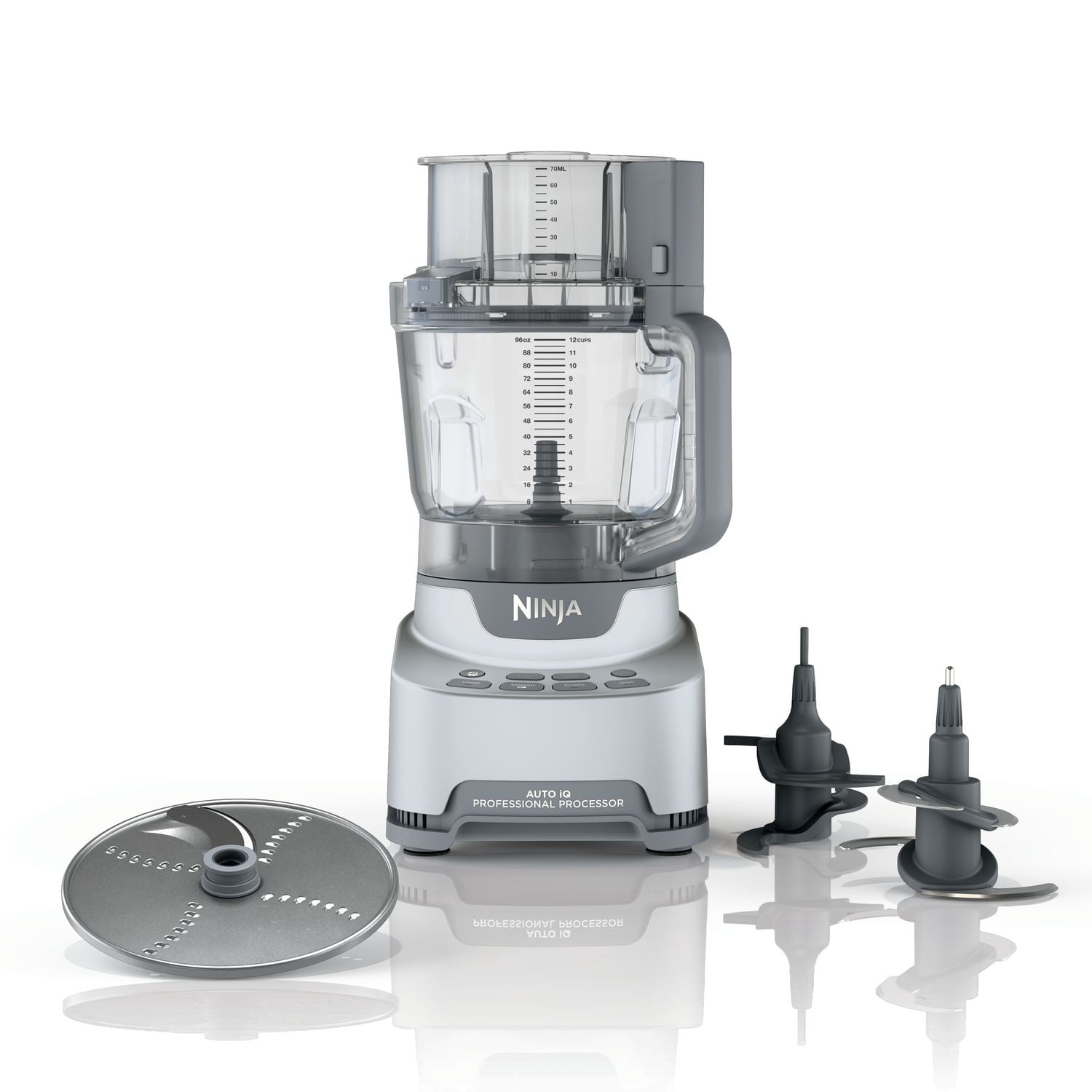 Ninja NF700C Professional XL Food Processor with Auto-iQ, Slicing and Shredding Disc, 1000-Watts, Silver