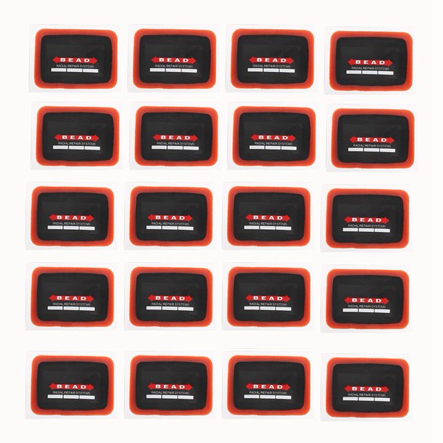 Herwey Patch de Pneu, Patch de Réparation de Pneu Radial Universel pour Voiture et Moto, Patch de Pneu