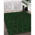 thumbnail image 3 of Ahgly Company Machine Washable Indoor Rectangle Transitional Deep Emerald Green Area Rugs, 8' x 10', 3 of 7